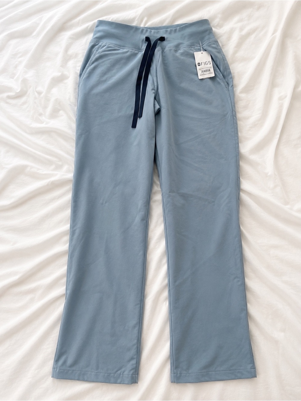 Figs Women's Dusty Blue Bristol scrub pants